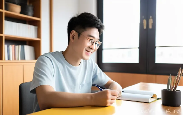 중국어 어법 정리와 활용법 - **Prompt 1: Simplicity and Clarity of Chinese Grammar**
A diverse teenager or young adult (aroun...