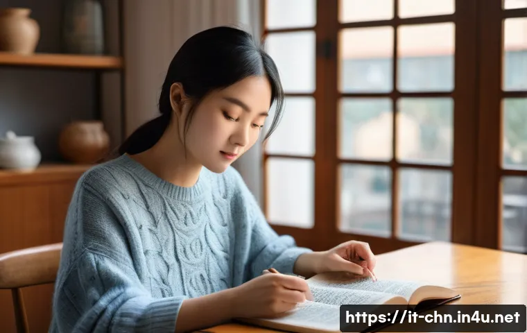 HSK 학습 중 자주 하는 실수 - **"A cozy, sunlit study room in a modern Italian apartment. A young Italian woman in her early twent...