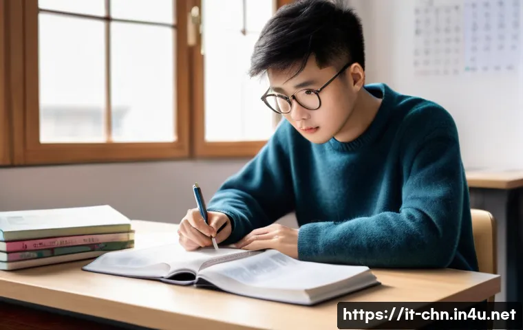 HSK 공부를 위한 일정 관리법 - **Image Prompt 1: "Setting the HSK Study Course"**
"A bright, clean study desk bathed in soft, n...